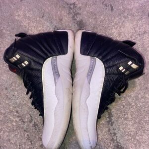 Jordan Black and White Athletic Shoes